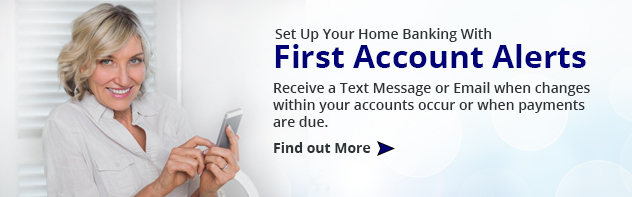 Banner - First Account Alerts